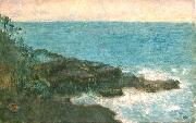 Charles W. Bartlett Charles W. Bartlett's watercolor and ink Hana Maui Coast, 1920 oil on canvas